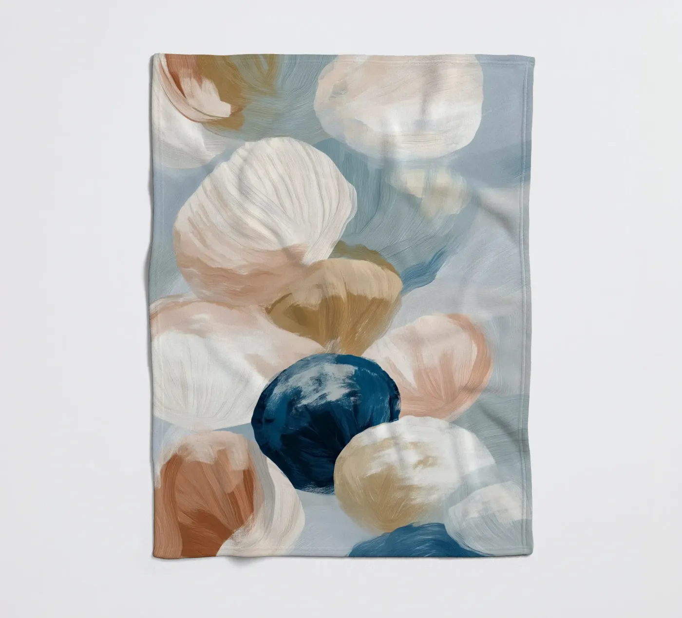 Soft Coastal Shells Fleecedecke von softsoul