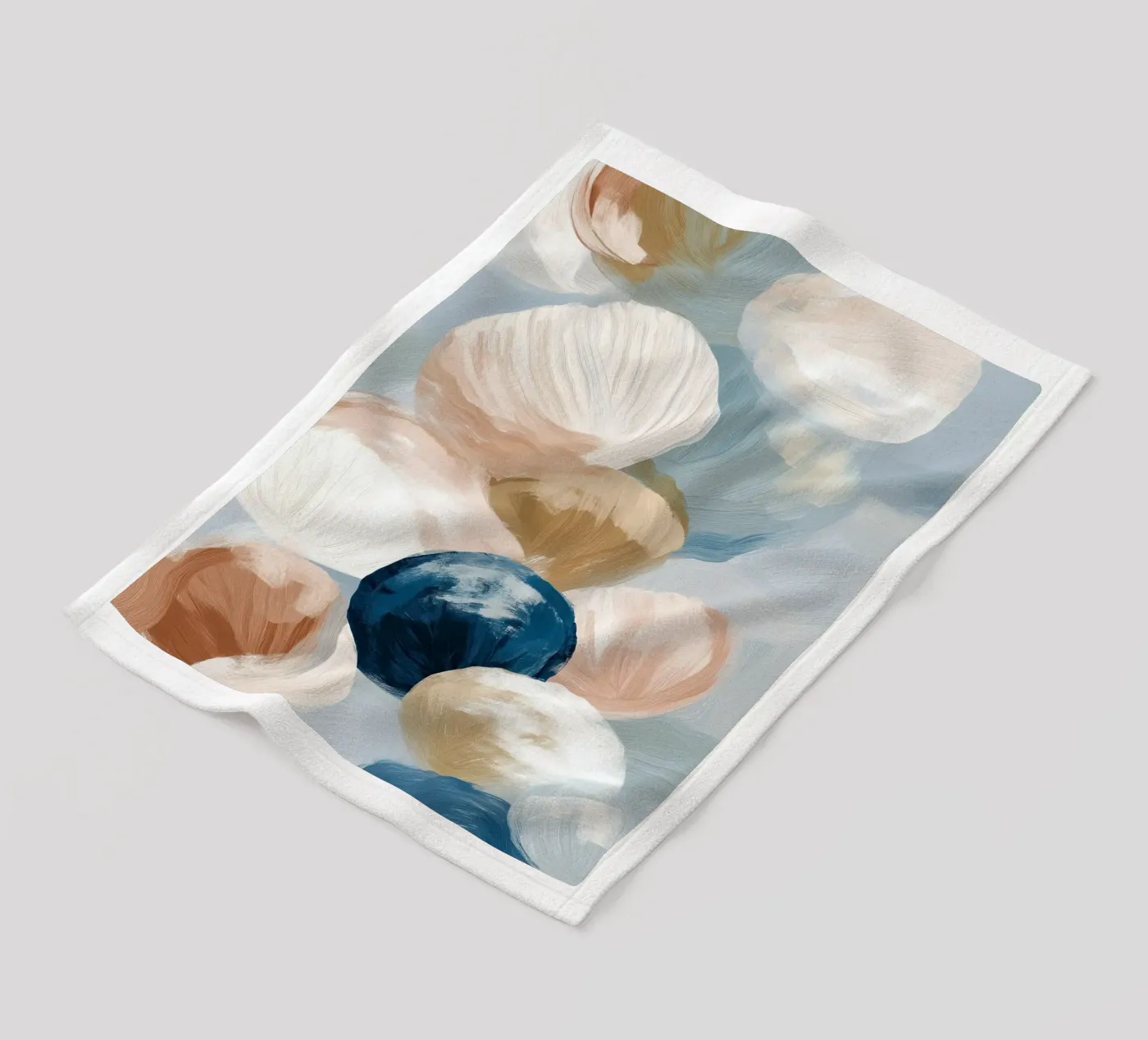Soft Coastal Shells Fleecedecke von softsoul