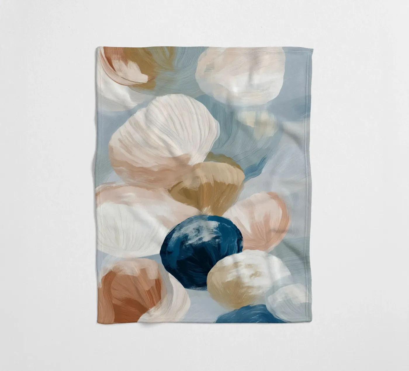 Soft Coastal Shells Fleecedecke von softsoul