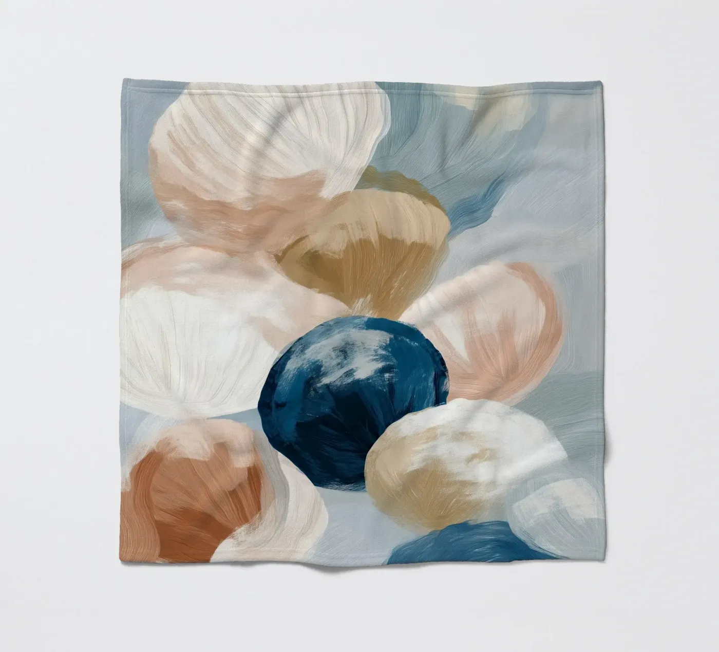 Soft Coastal Shells Fleecedecke von softsoul