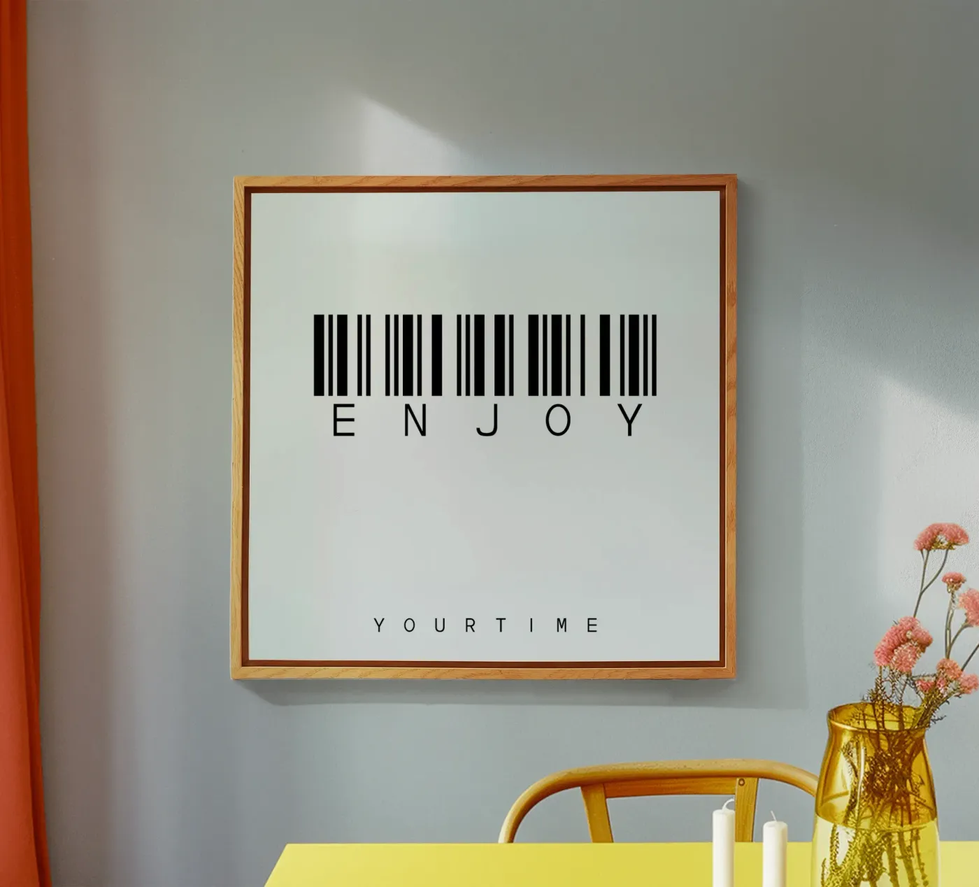 Barcode ENJOY plexiglass da WordArt by Steffi