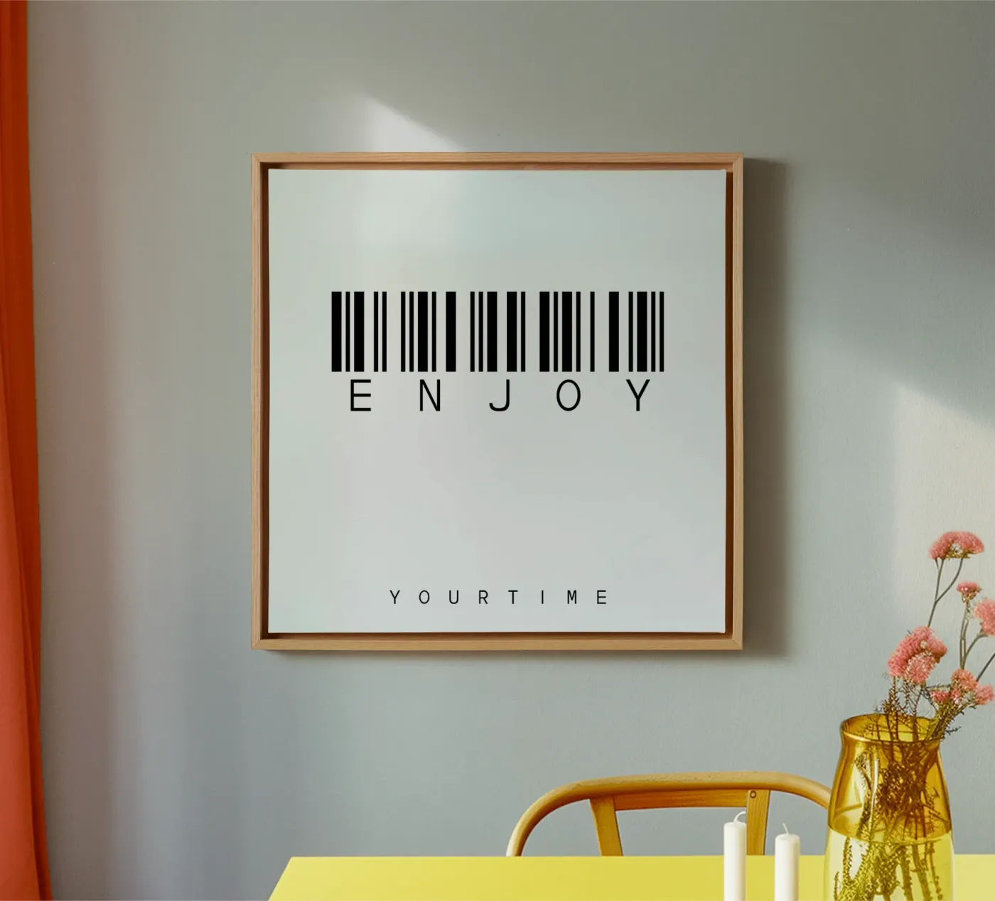 Barcode ENJOY tela da WordArt by Steffi