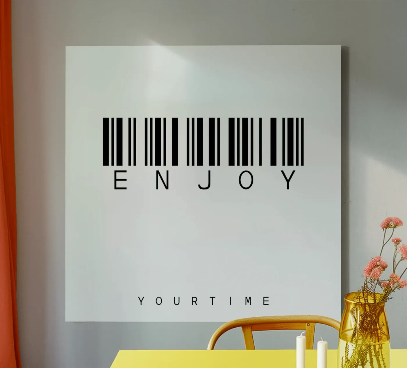 Barcode ENJOY tela da WordArt by Steffi