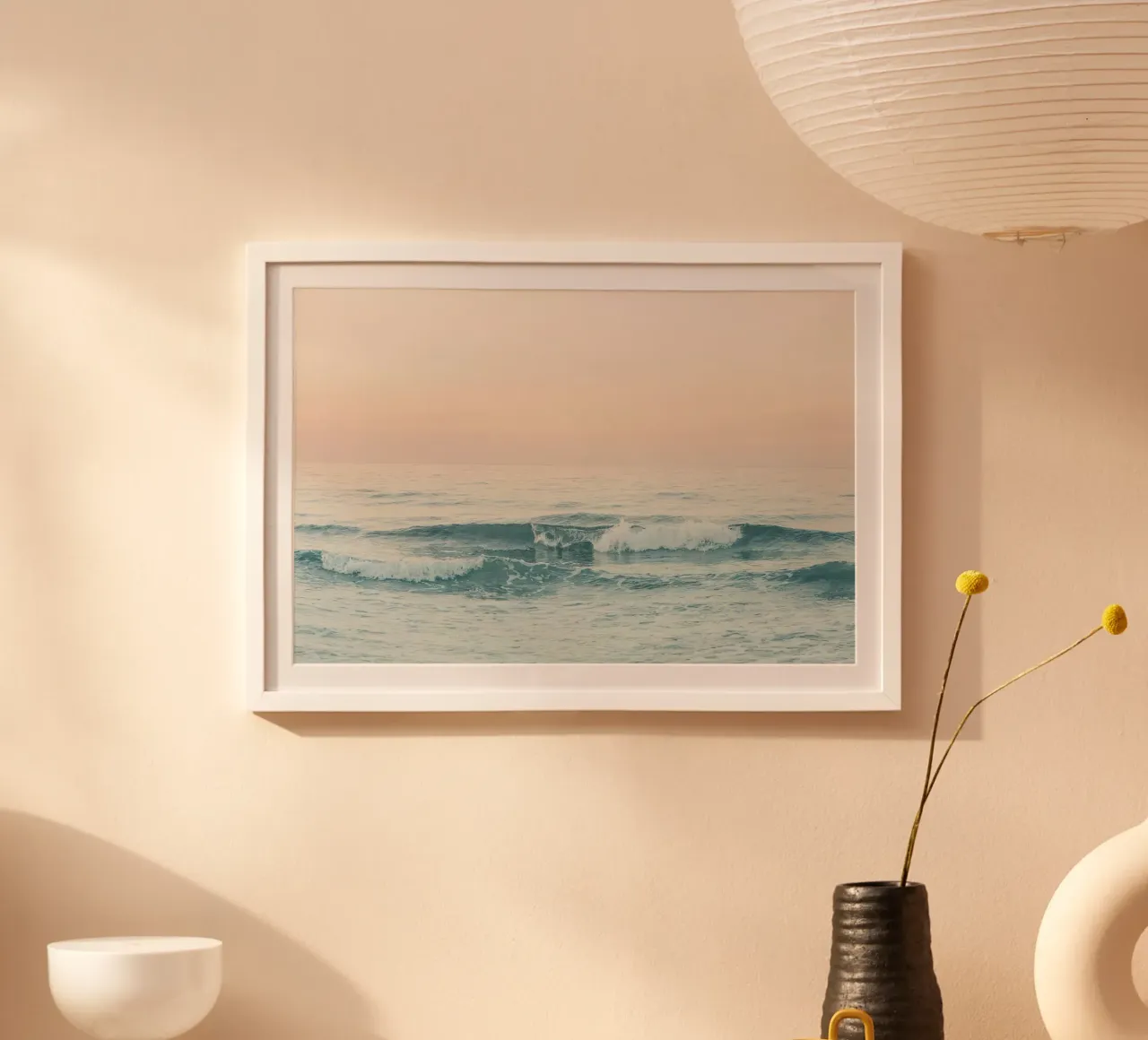 Tramonto sull'oceano in Grecia carta hahnemühle da Kathrin Pienaar