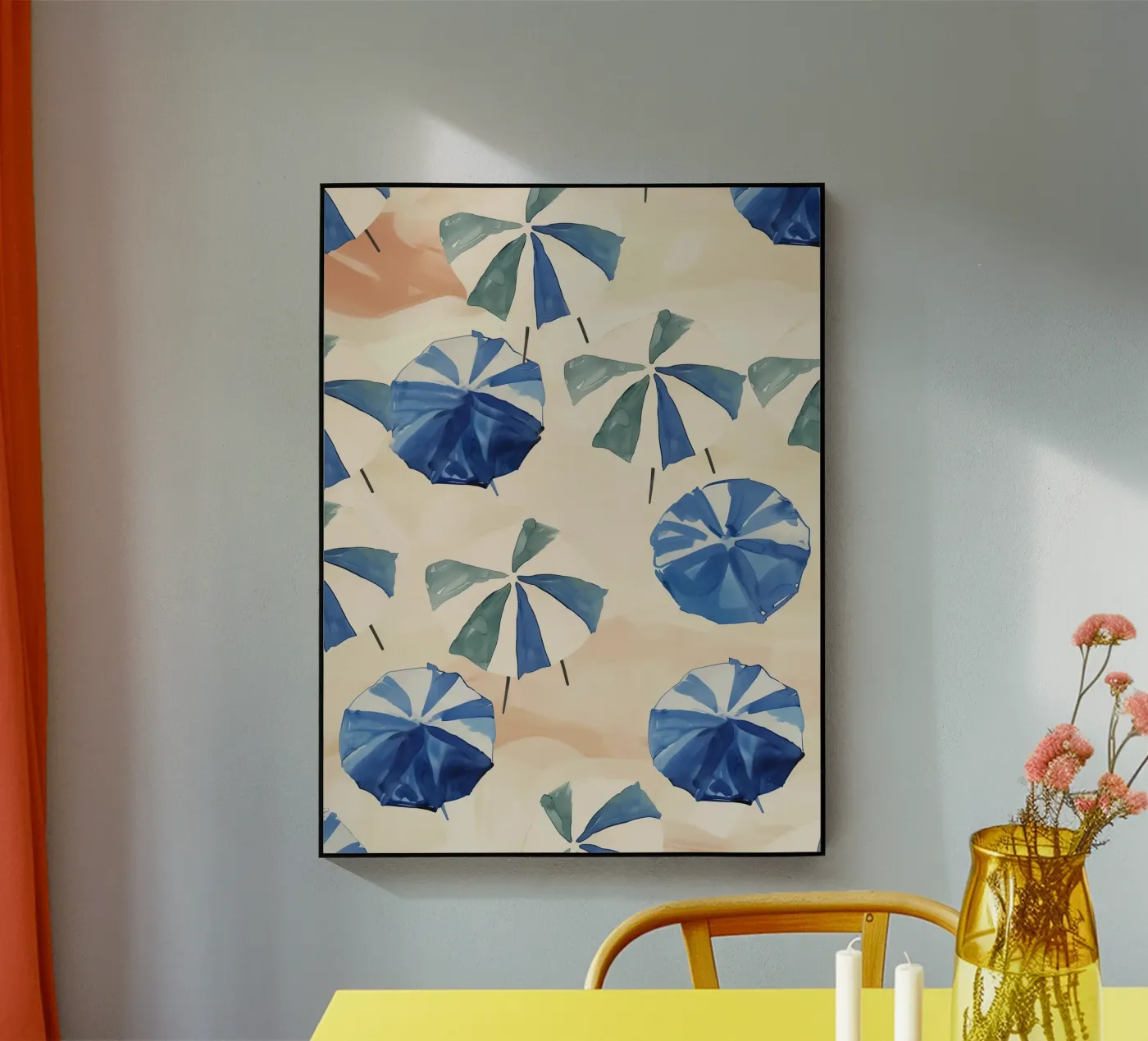 Beach Day acrylic glass by softsoul