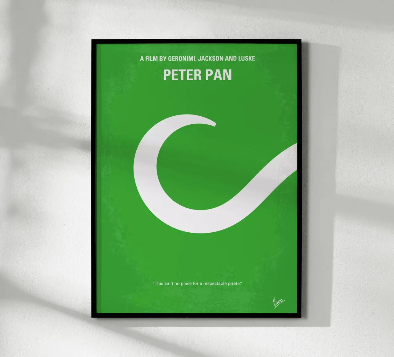 No248 My PETER PAN minimal movie poster poster da Chungkong