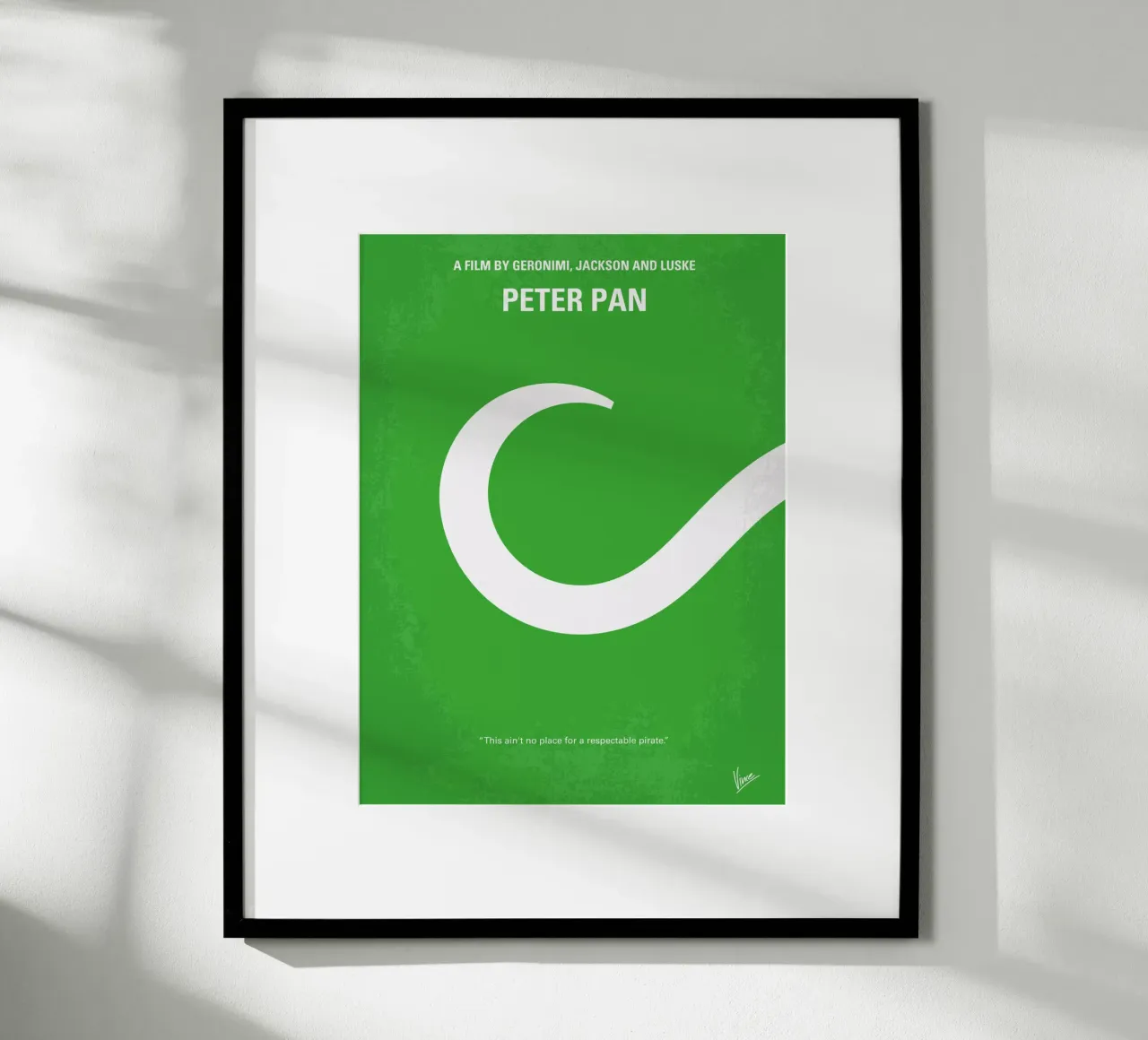 No248 My PETER PAN minimal movie poster poster da Chungkong