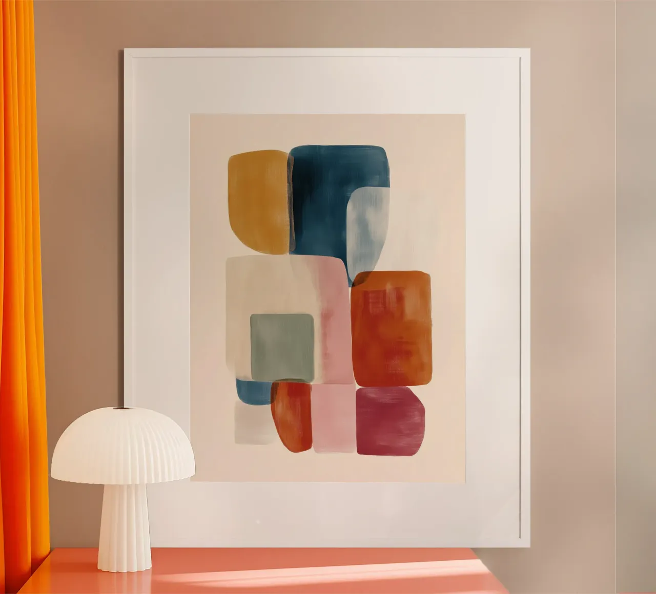 Balanced Shapes poster da softsoul