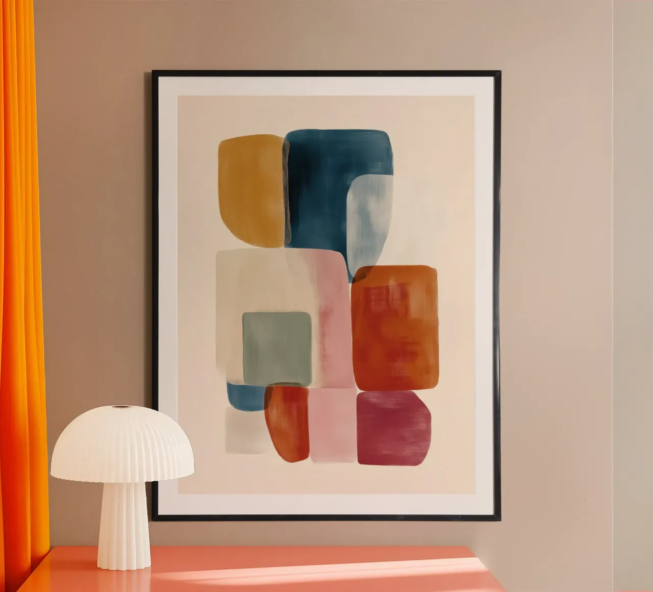 Balanced Shapes poster da softsoul