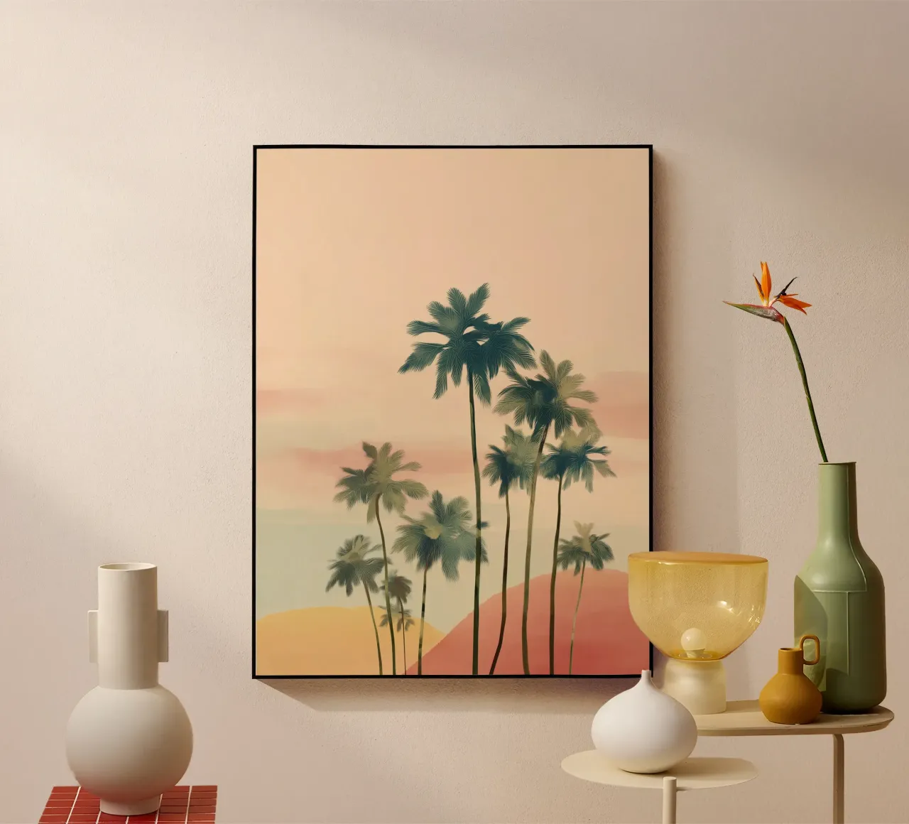 Soft Palm Evening plexiglass da softsoul