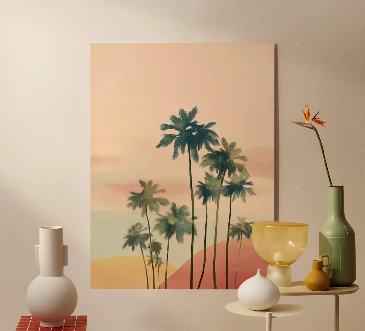 Soft Palm Evening plexiglass da softsoul