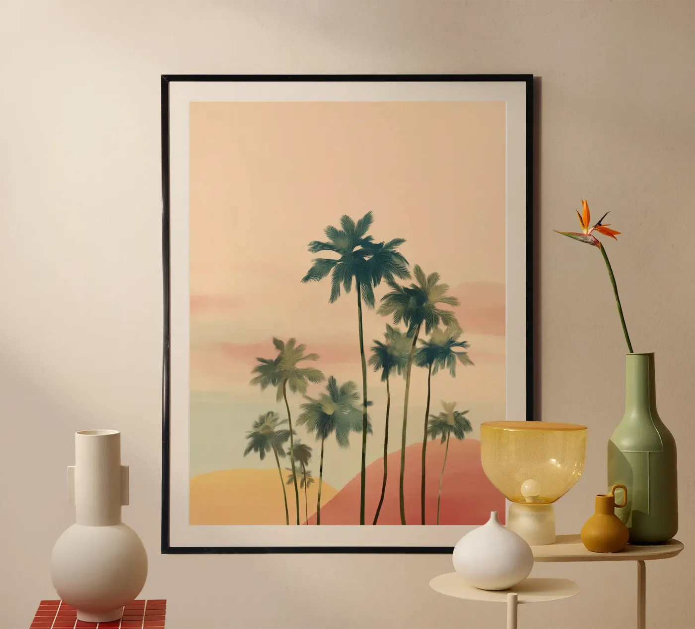 Soft Palm Evening poster da softsoul
