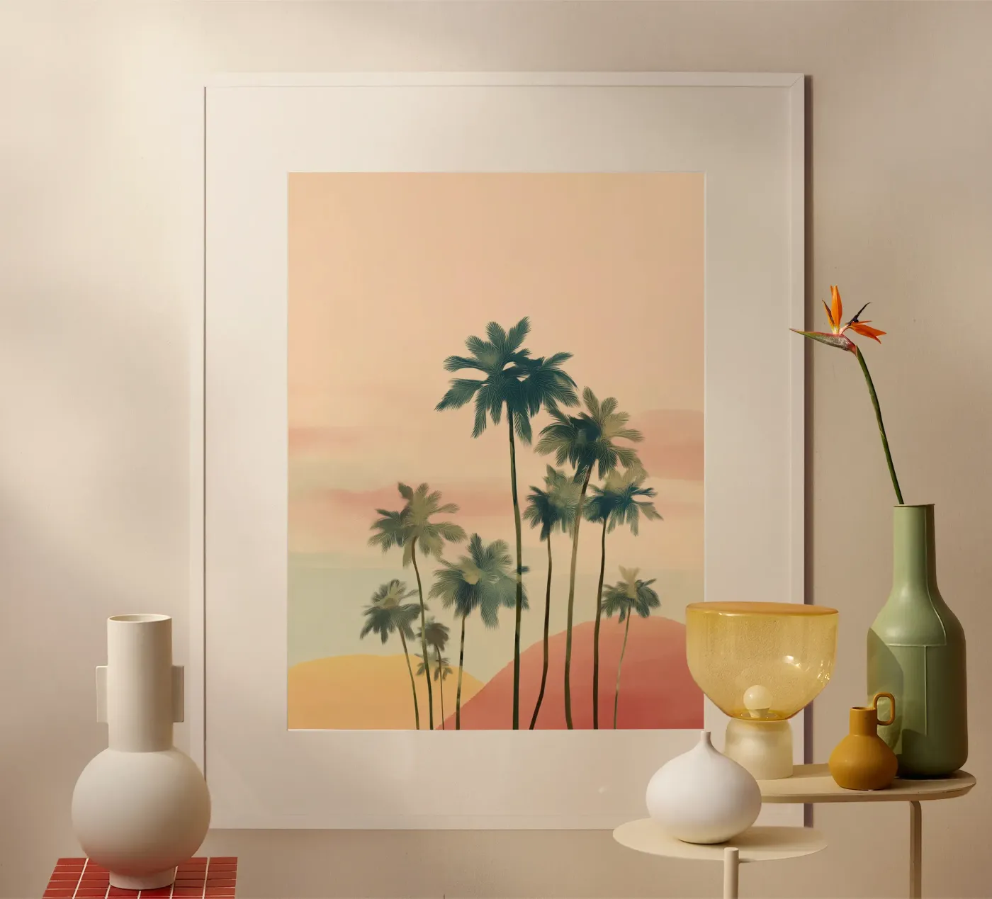 Soft Palm Evening poster da softsoul