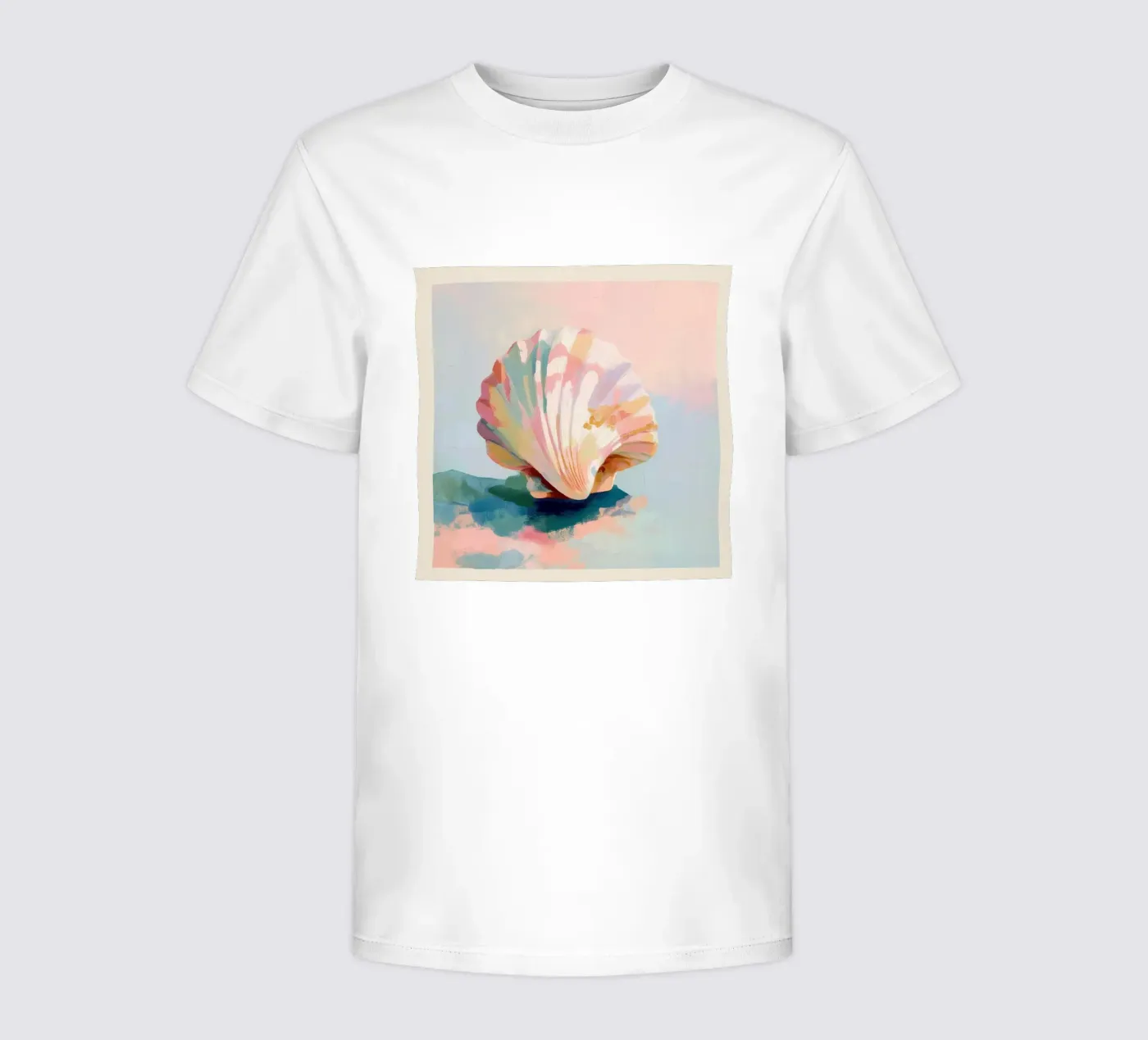 Blush Shell kids t-shirt by softsoul