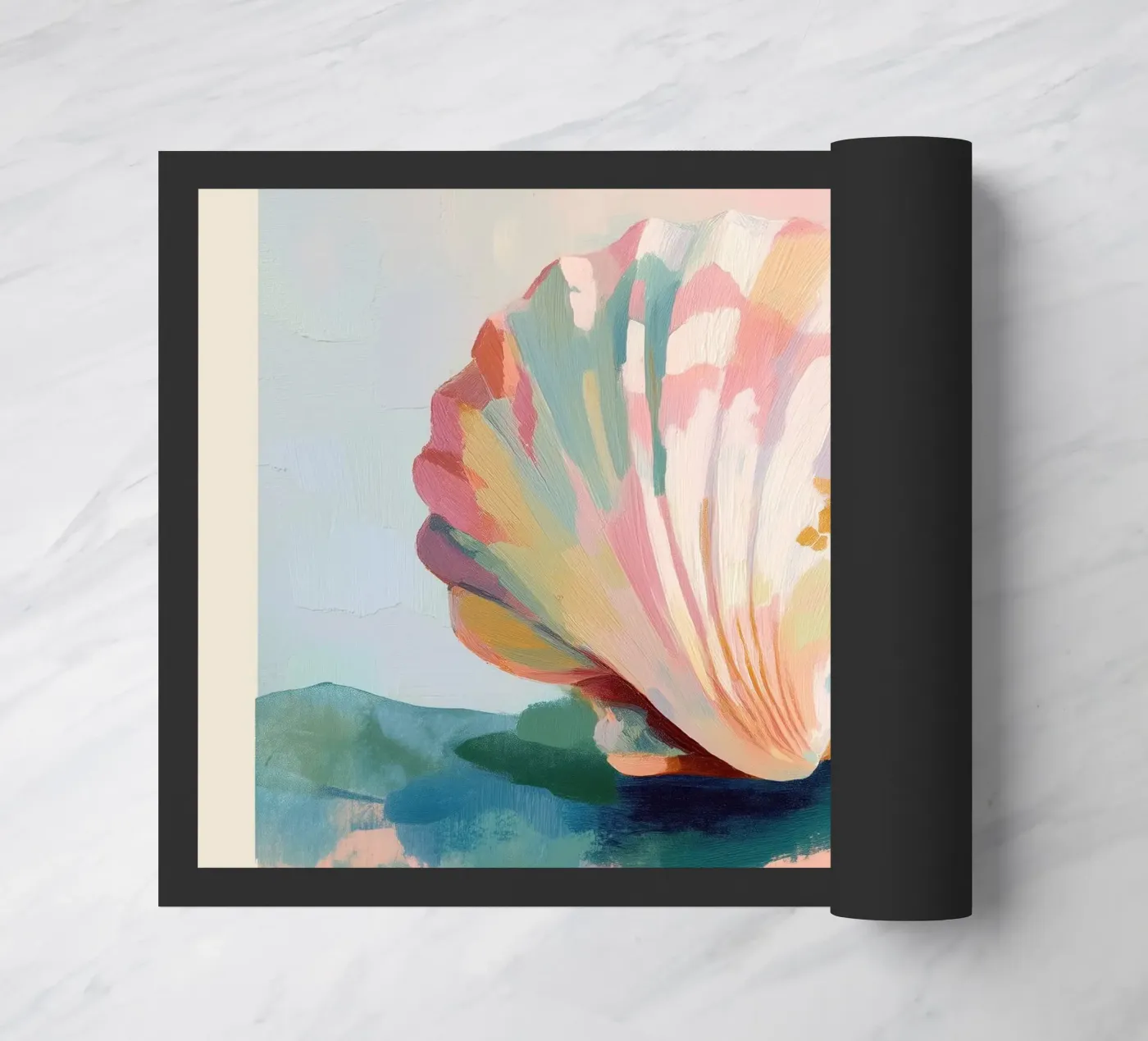 Blush Shell doormat by softsoul