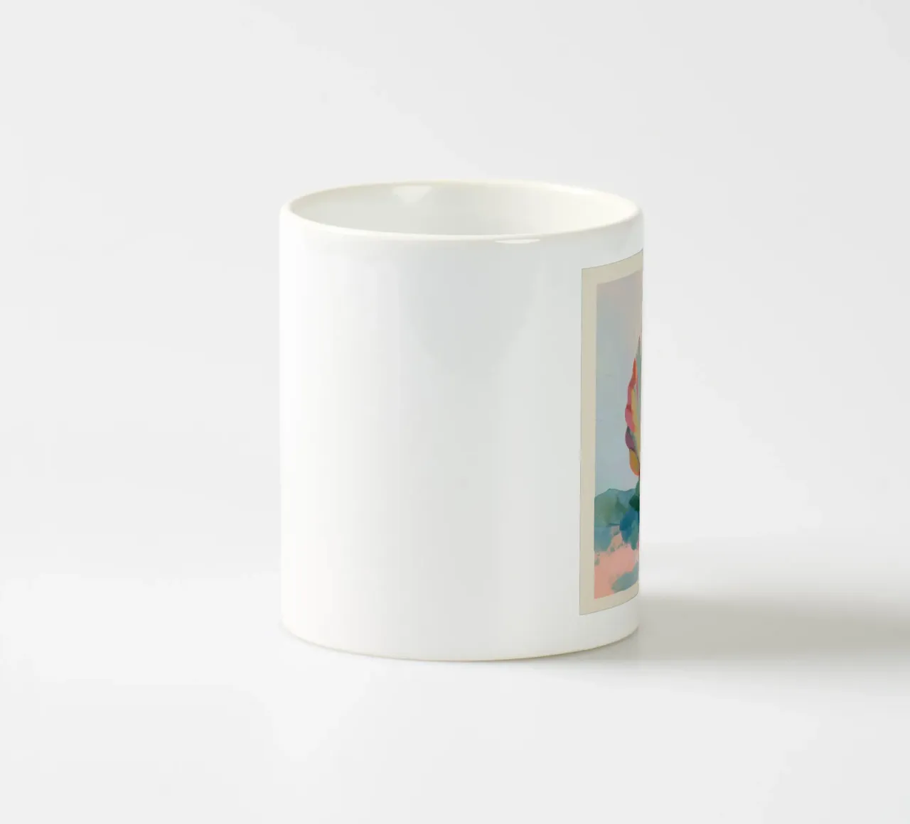 Blush Shell ceramic mug by softsoul