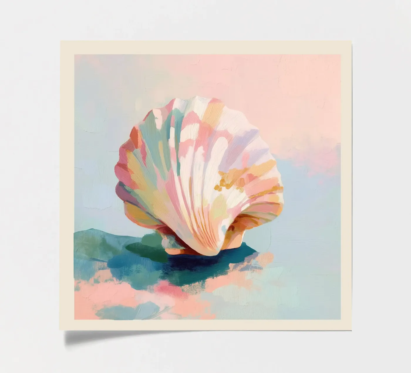 Blush Shell sticker sheet by softsoul