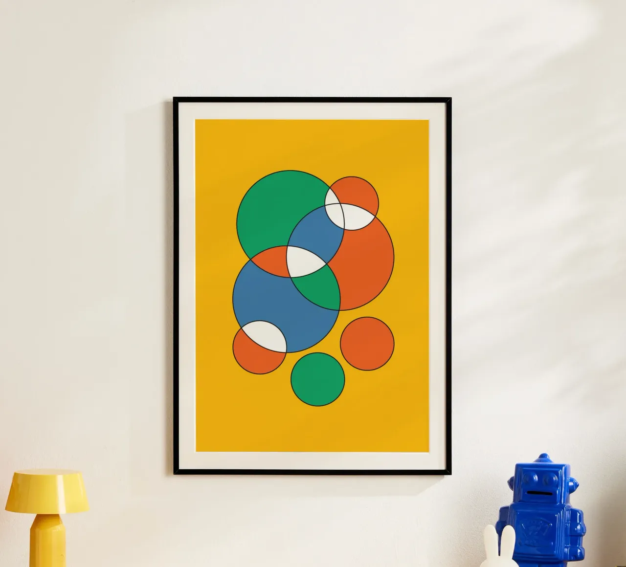 Circle Bubble Overlay poster by Studio Fun Boy
