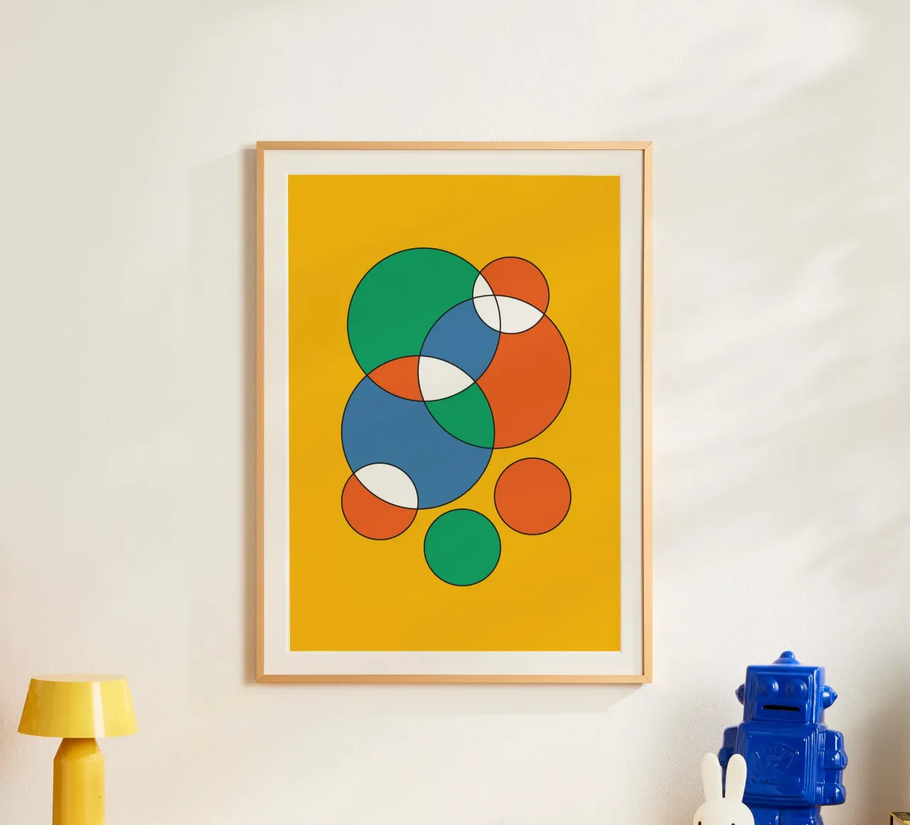 Circle Bubble Overlay poster by Studio Fun Boy
