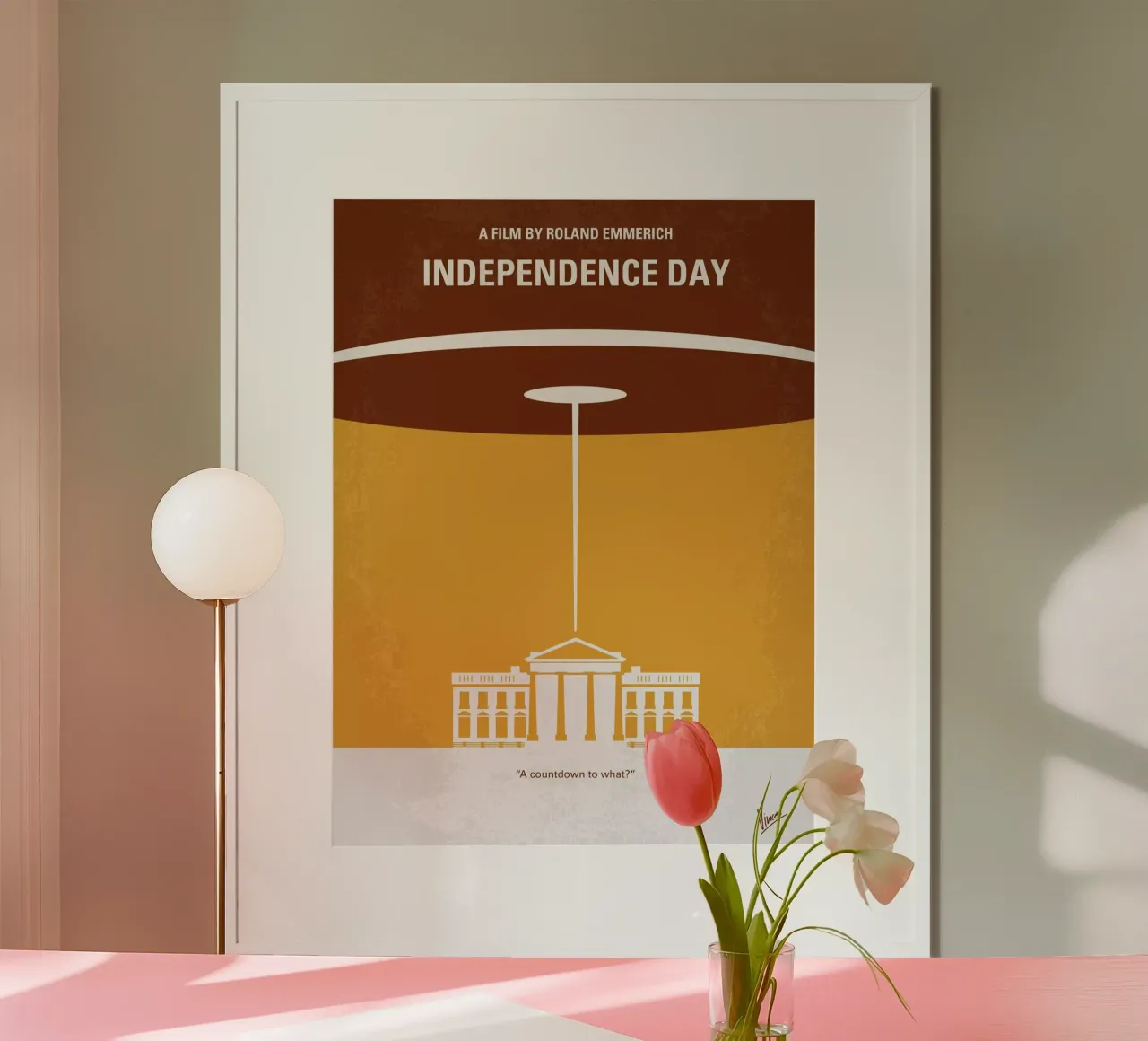 No249 My INDEPENDENCE DAY minimal movie poster poster da Chungkong