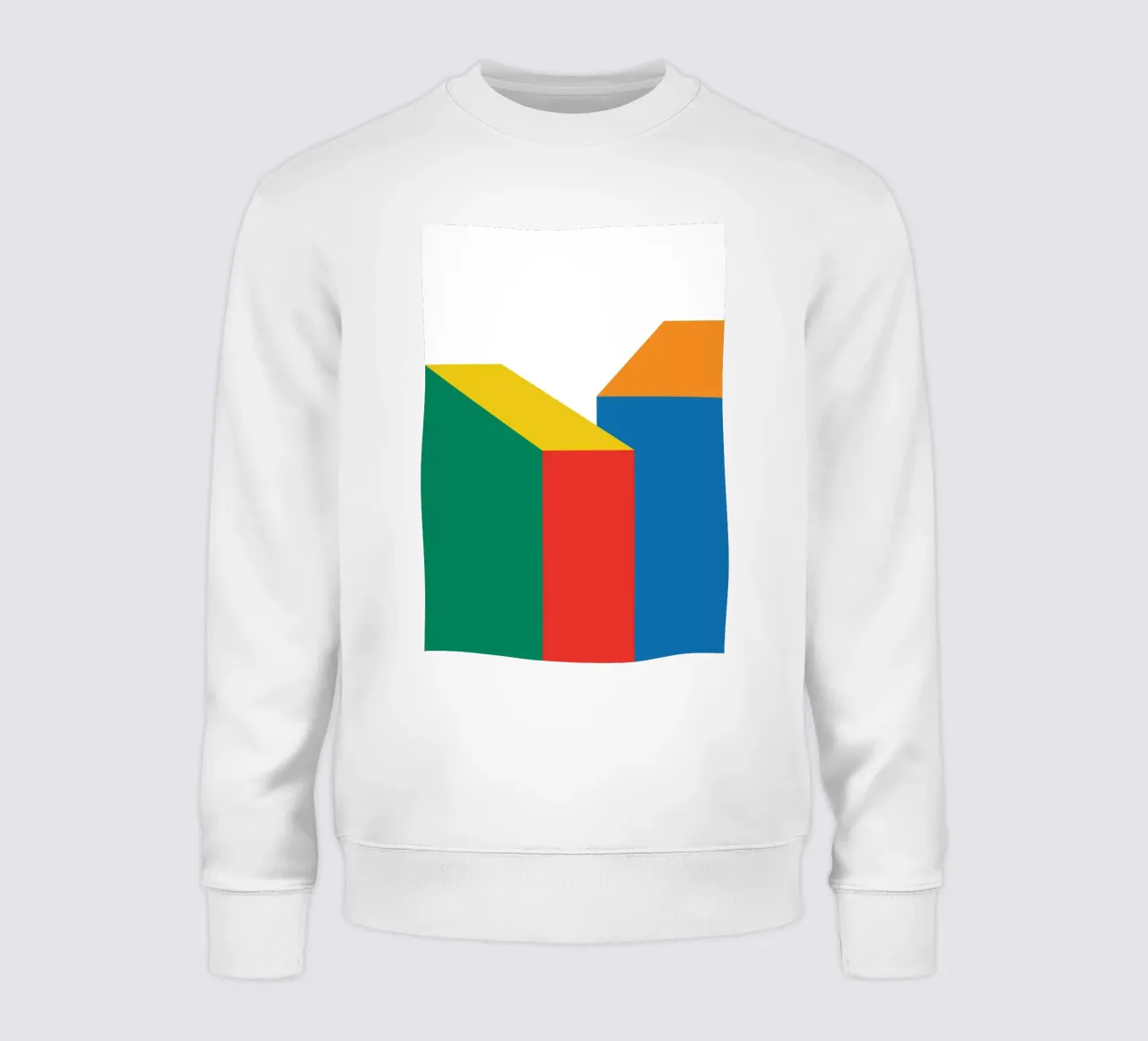 Building Bauhaus Bold sweatshirt van Studio Fun Boy
