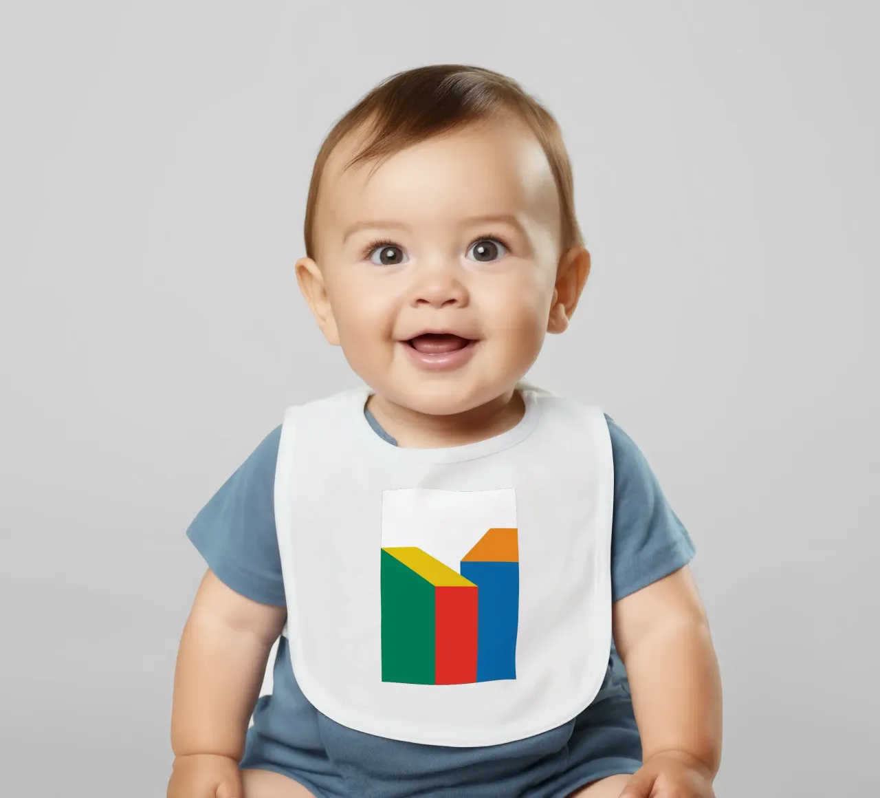 Bâtiment Bauhaus Bold bavoir de Studio Fun Boy