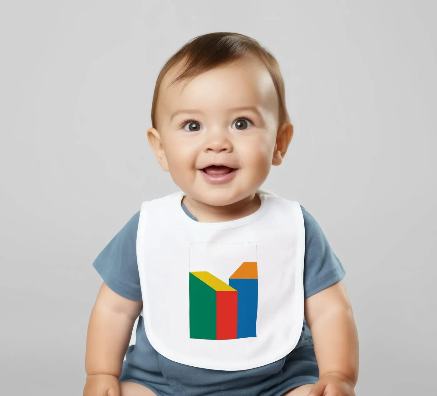 Edificio Bauhaus Bold bavaglino da Studio Fun Boy