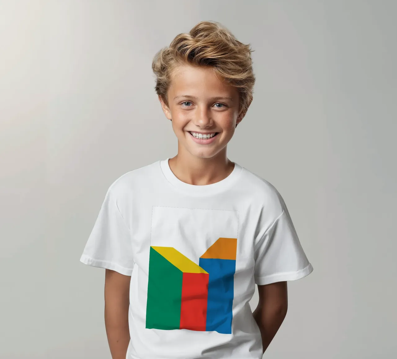 Edificio Bauhaus Bold t-shirt bambini da Studio Fun Boy
