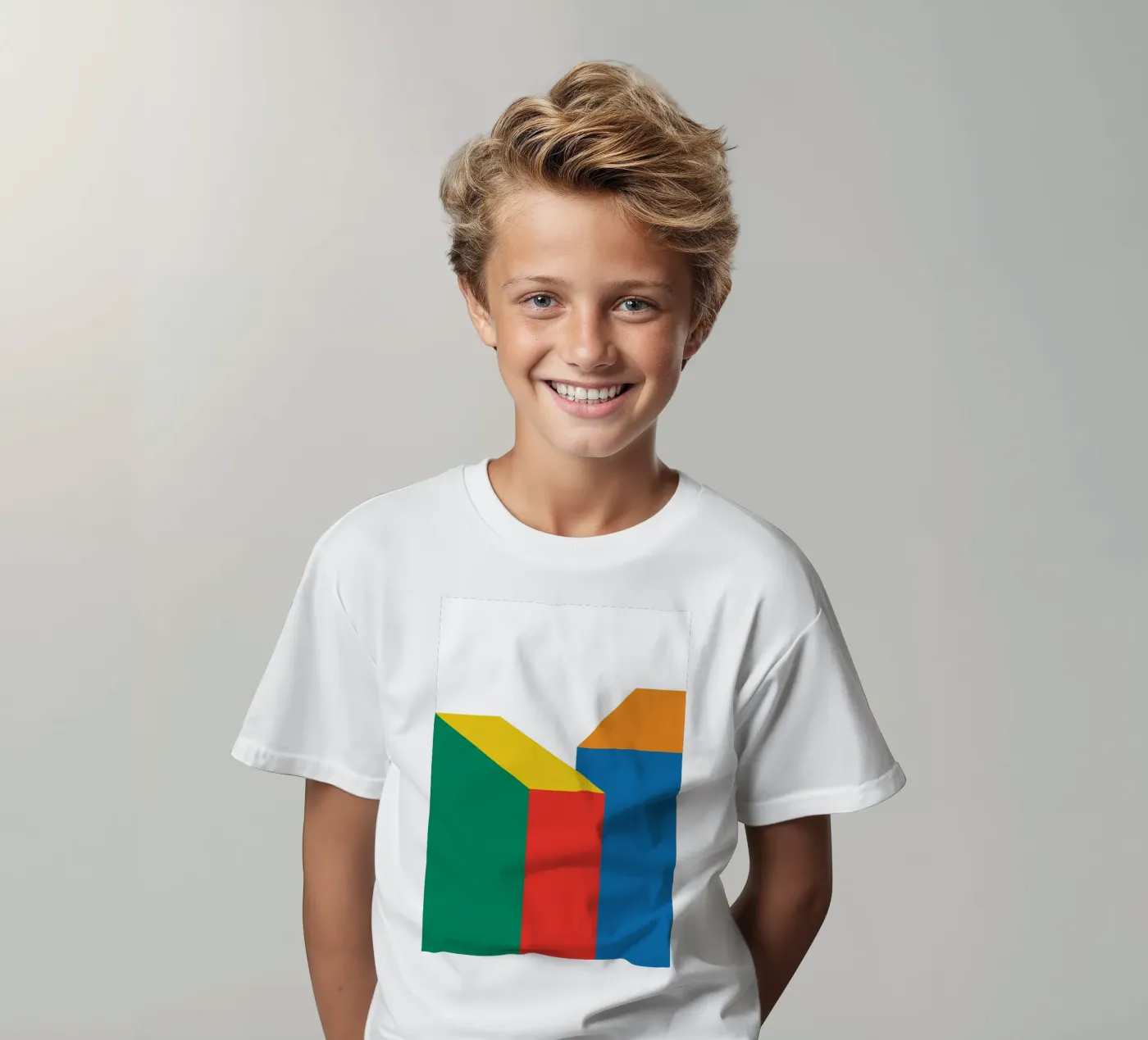 Edificio Bauhaus Bold t-shirt bambini da Studio Fun Boy