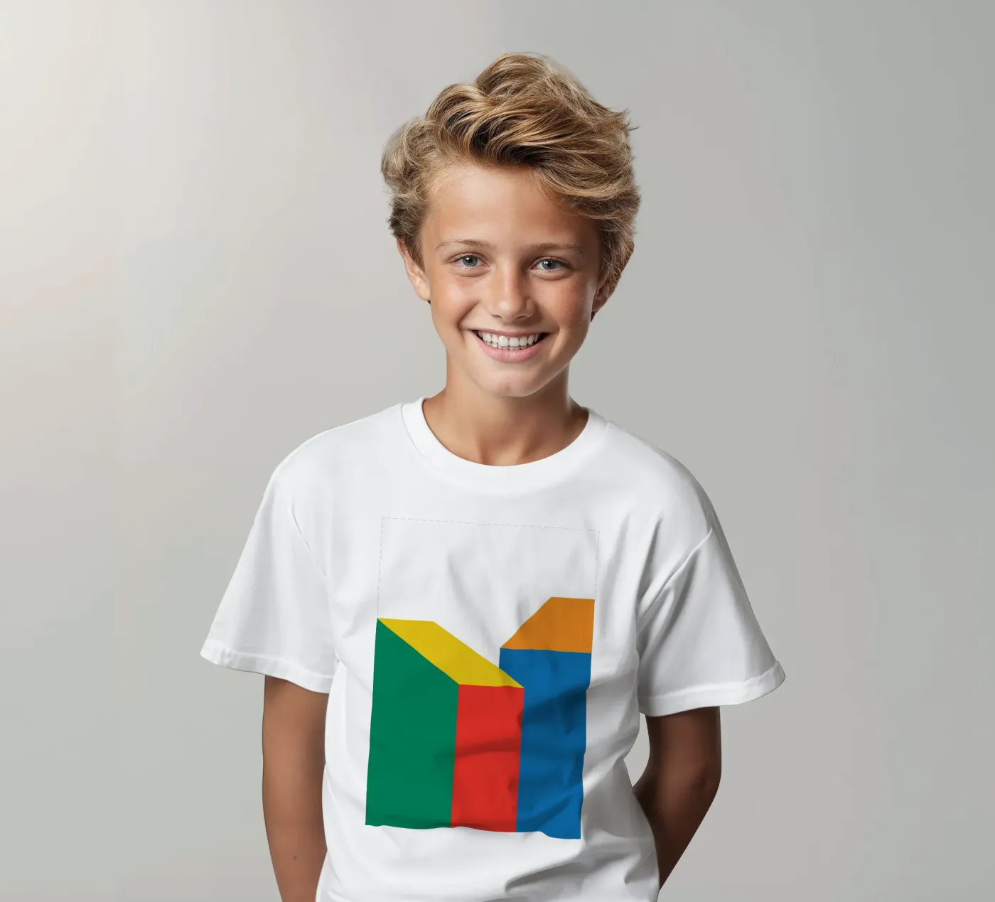 Edificio Bauhaus Bold t-shirt bambini da Studio Fun Boy