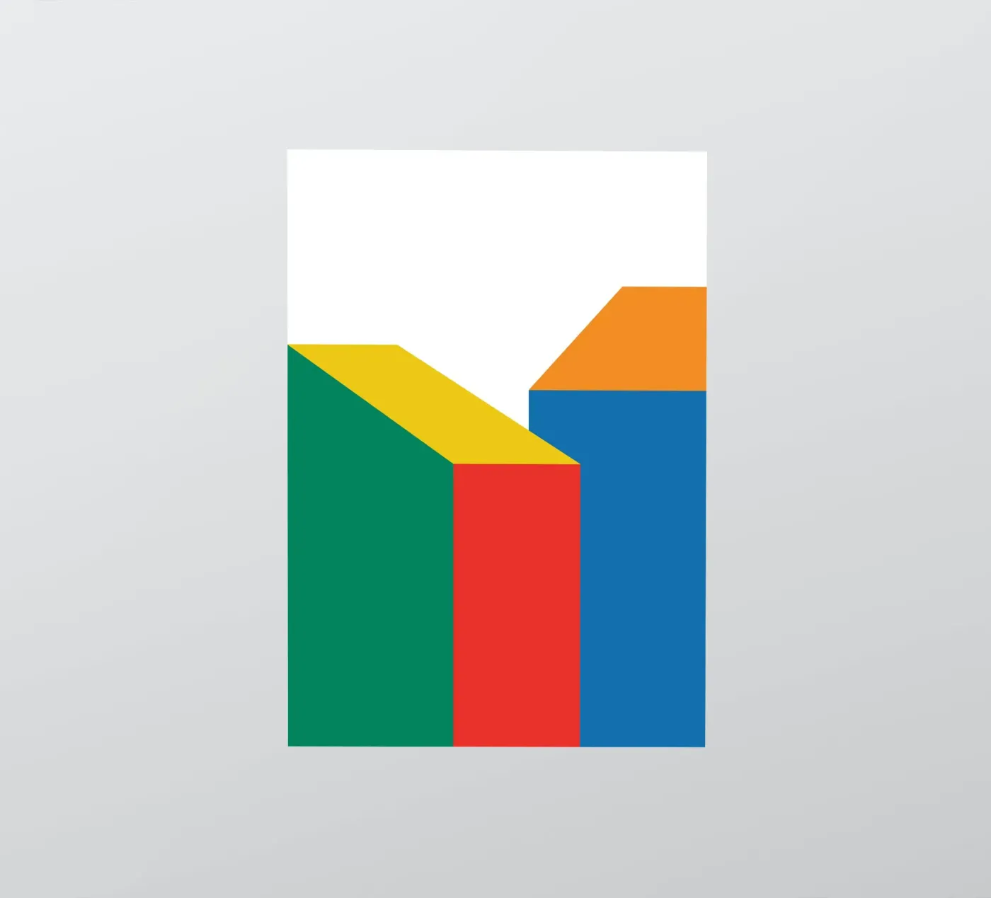 Edificio Bauhaus Bold adesivo da Studio Fun Boy