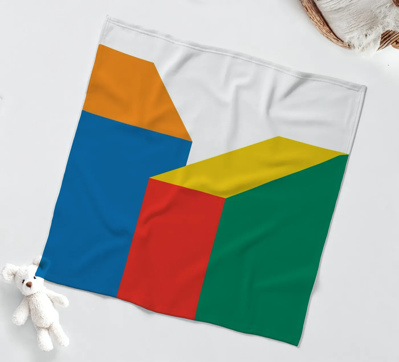 Building Bauhaus Bold fleece blanket by Studio Fun Boy