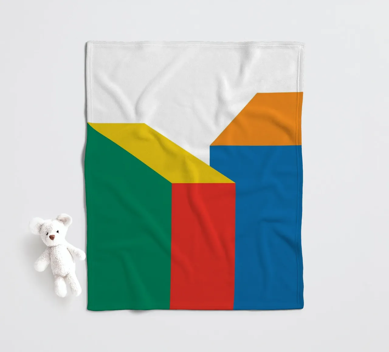 Edificio Bauhaus Bold coperta in pile da Studio Fun Boy