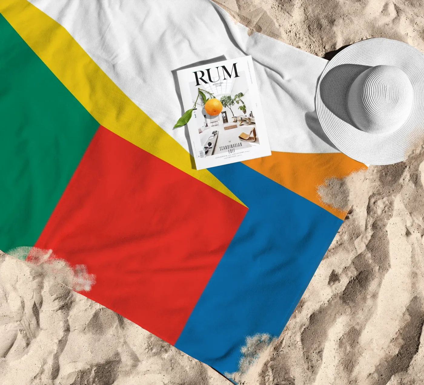 Edificio Bauhaus Bold telo mare da Studio Fun Boy