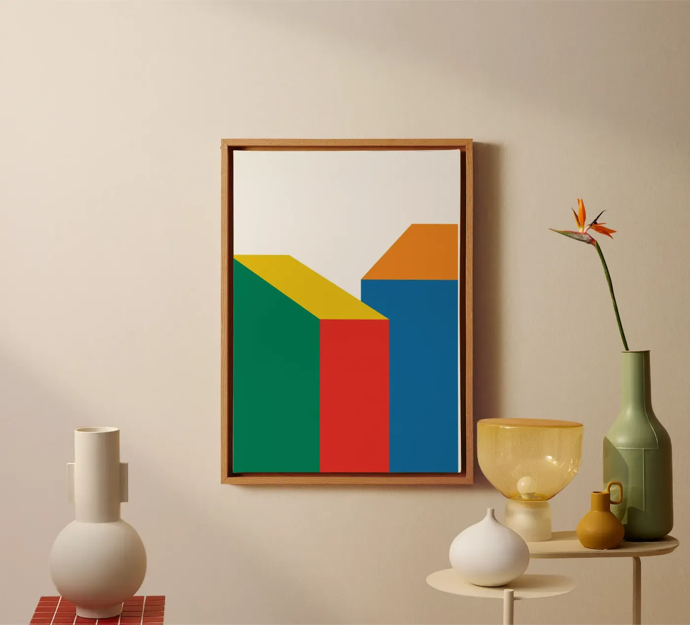 Edificio Bauhaus Bold tela da Studio Fun Boy