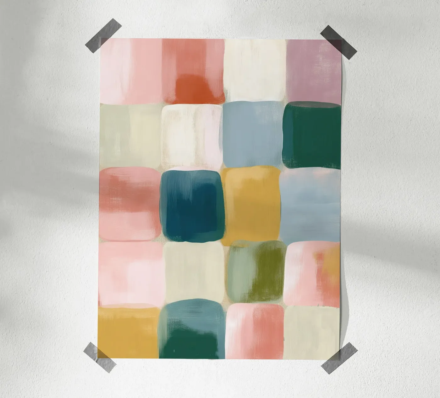 Soft Color Grid poster da softsoul