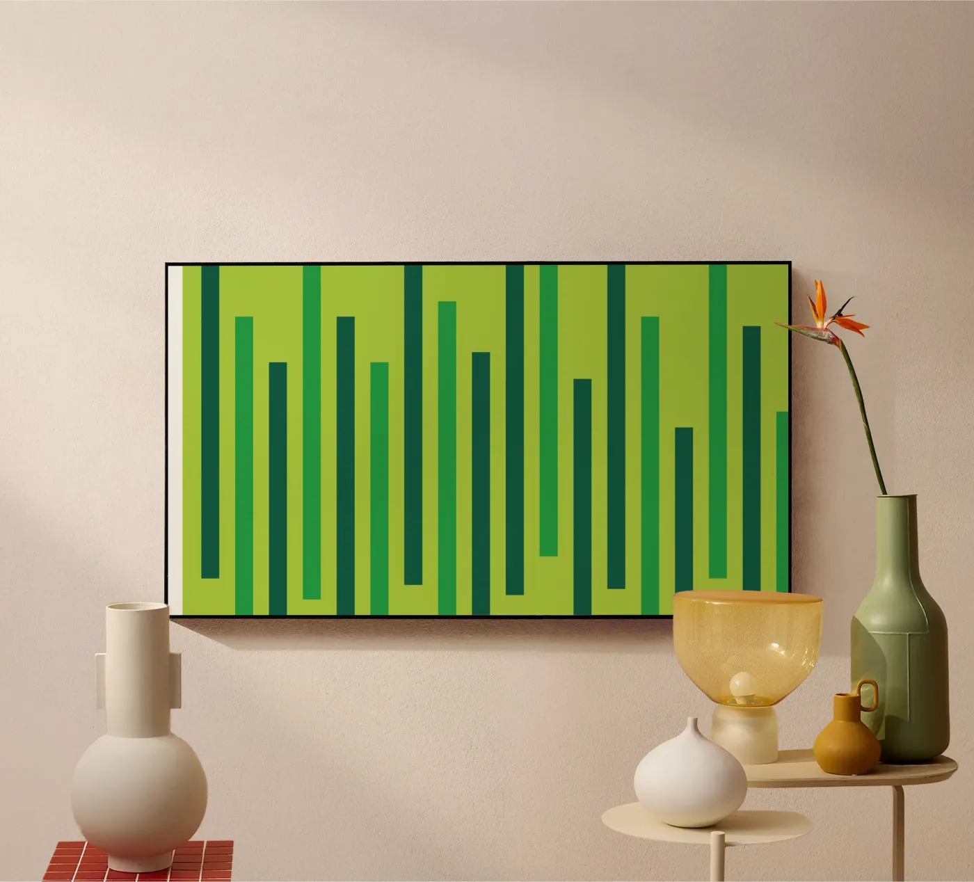 Linea Bambù Verde plexiglass da Studio Fun Boy