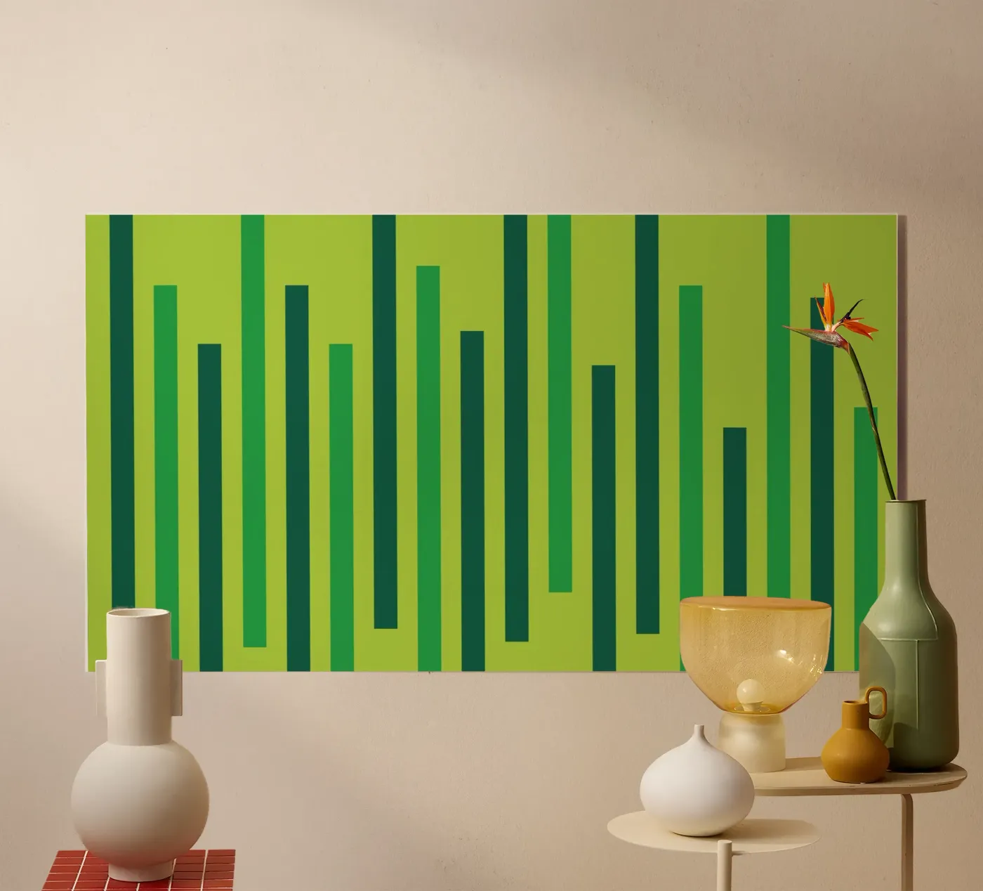 Linea Bambù Verde plexiglass da Studio Fun Boy