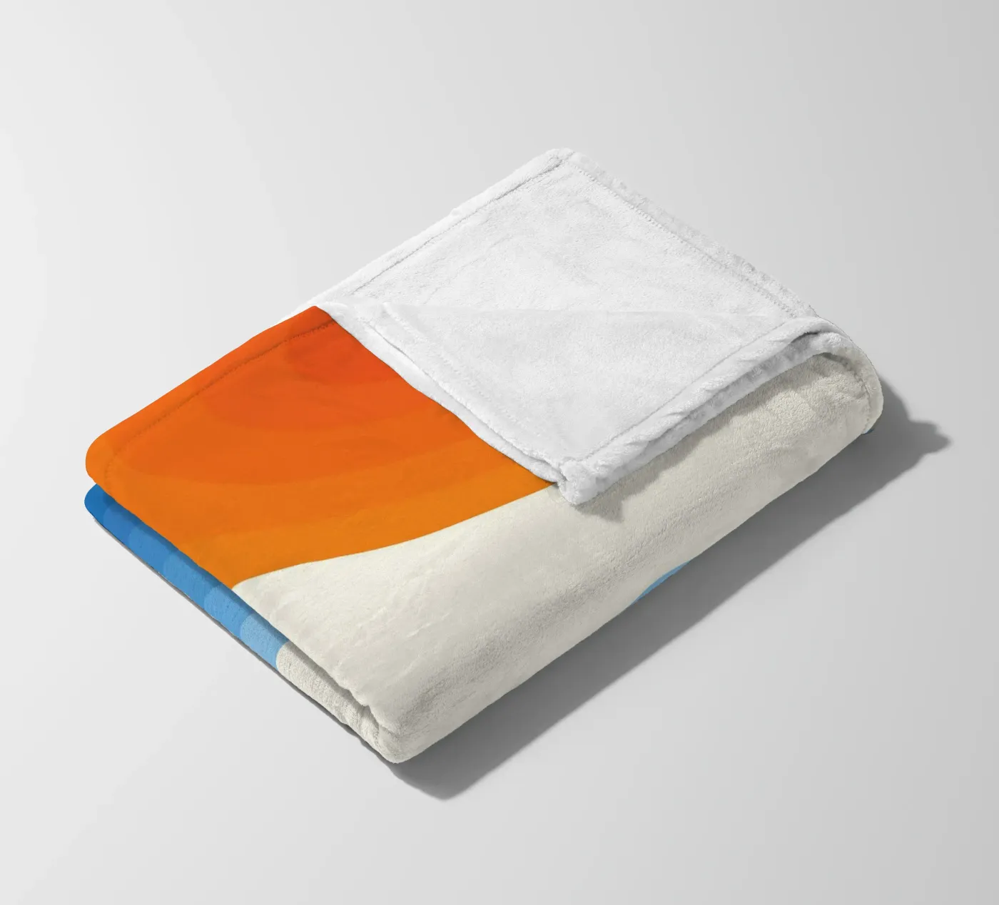 Sunset Ocean Gradient Fleecedecke von Studio Fun Boy