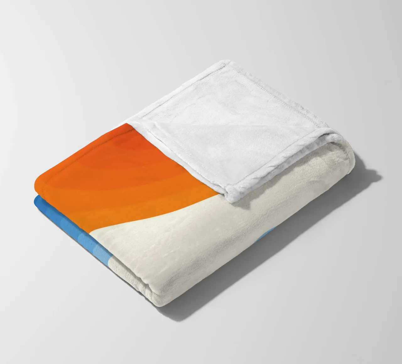 Zonsondergang Oceaan Gradient fleecedeken van Studio Fun Boy