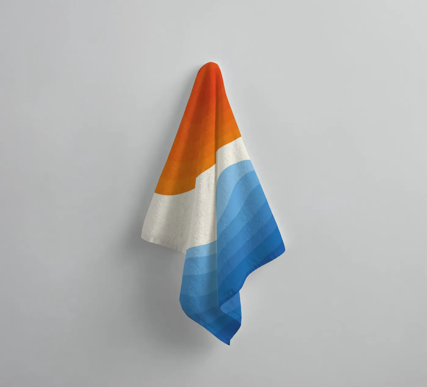 Sunset Ocean Gradient towel by Studio Fun Boy