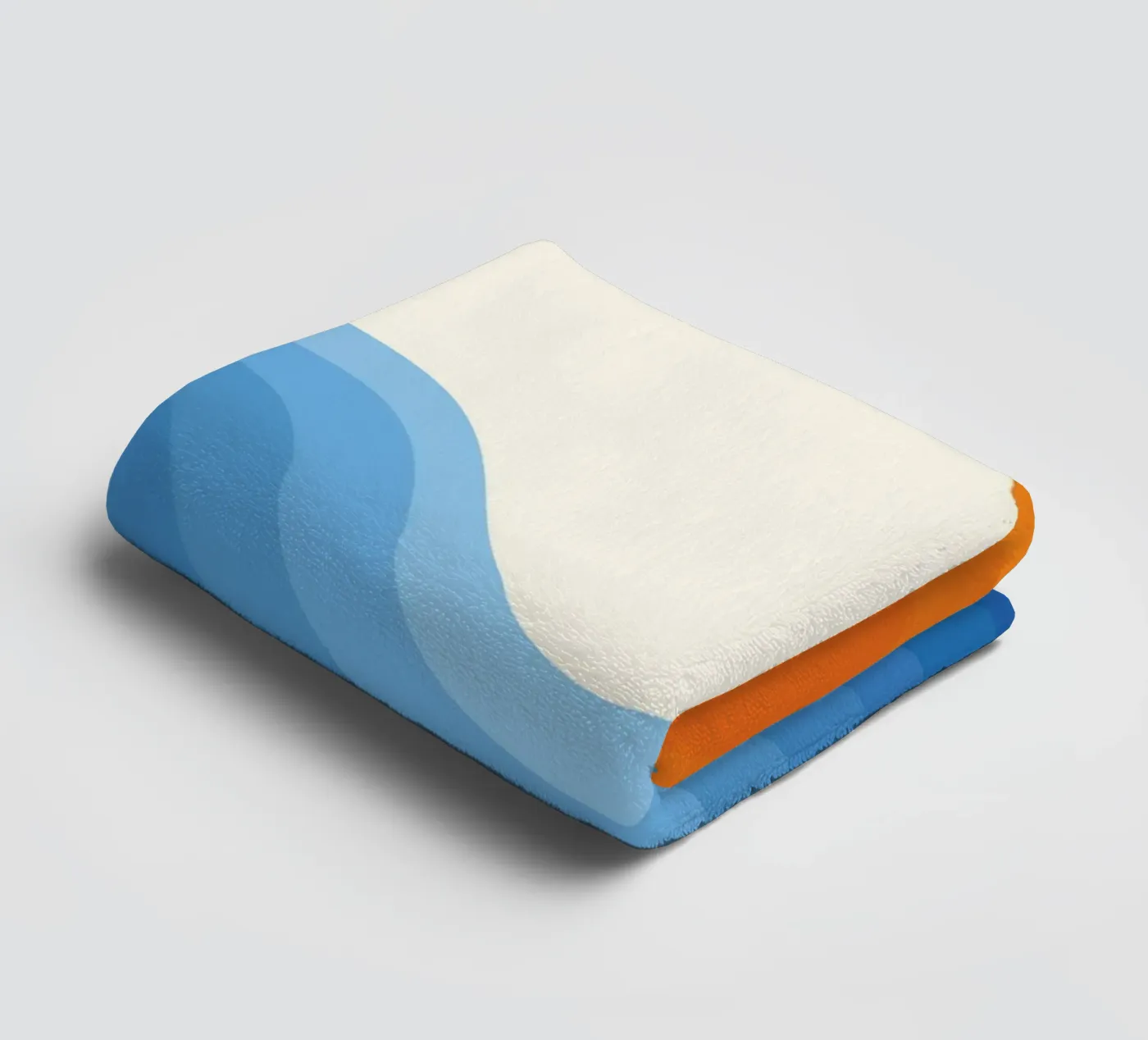 Sunset Ocean Gradient towel by Studio Fun Boy