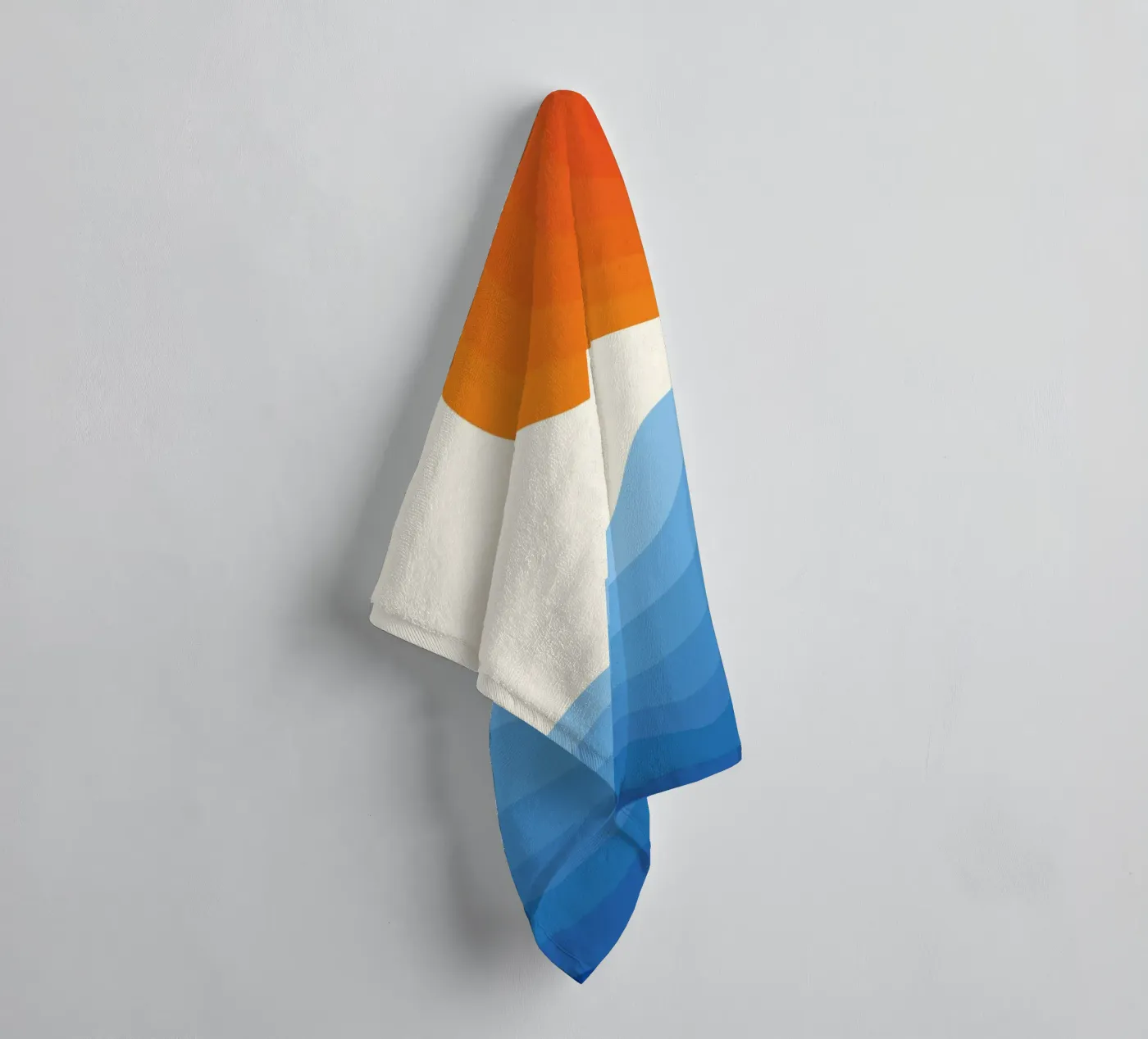 Sunset Ocean Gradient towel by Studio Fun Boy