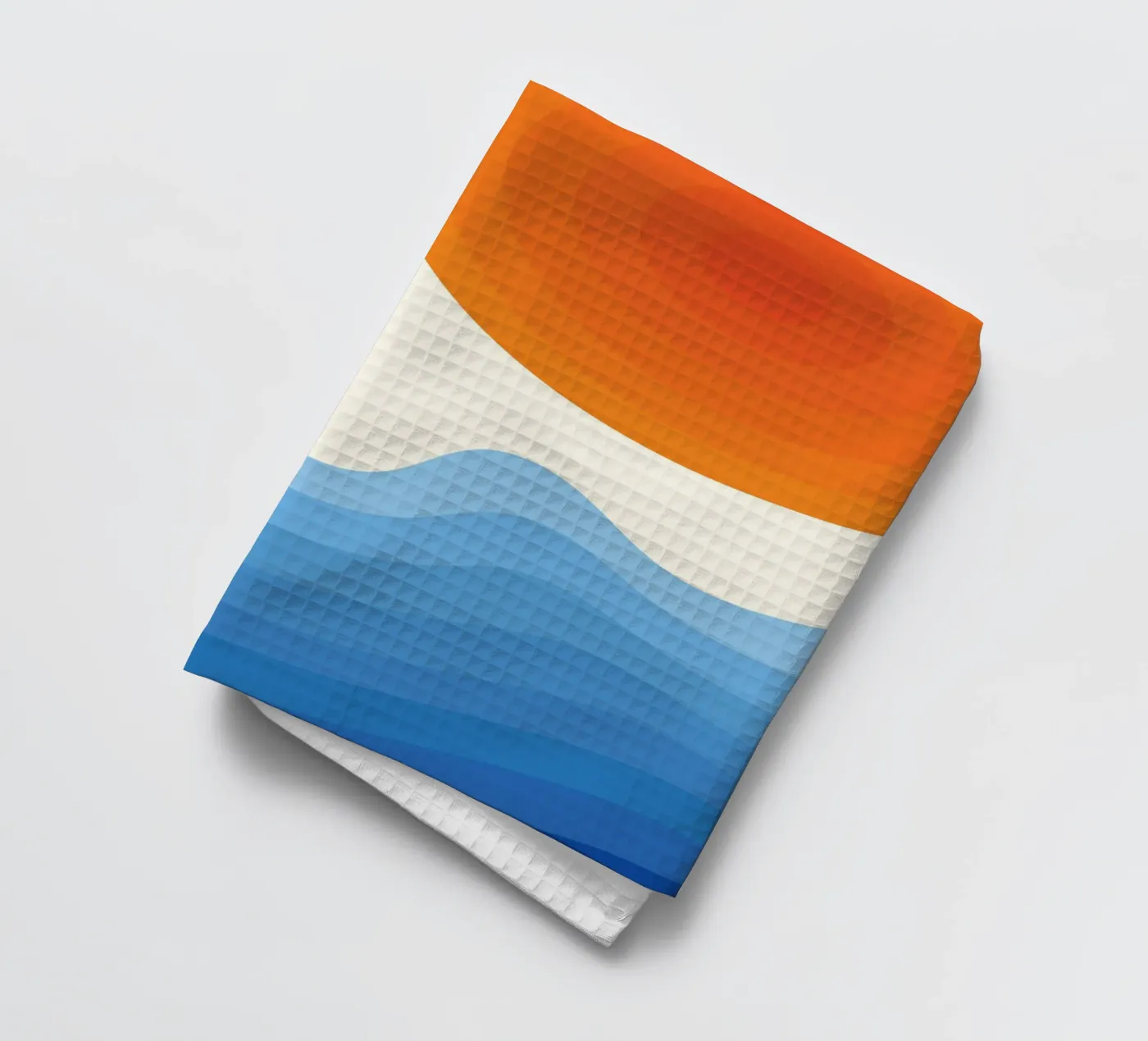 Dégradé océan au coucher du soleil torchon de Studio Fun Boy