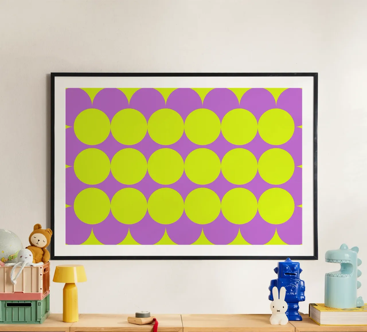 Circle Harmony Bold poster by Studio Fun Boy