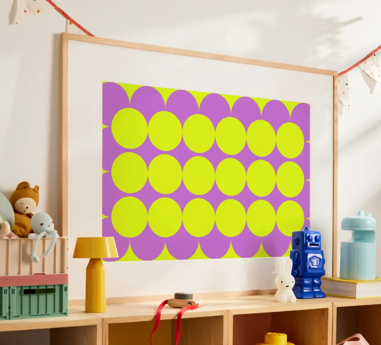 Circle Harmony Bold poster by Studio Fun Boy