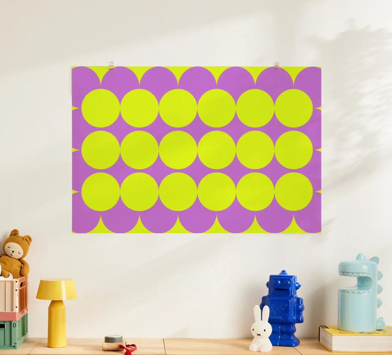 Circle Harmony Bold poster by Studio Fun Boy