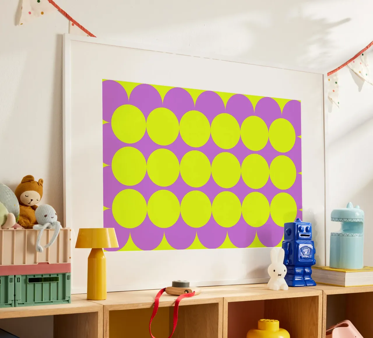 Circle Harmony Bold poster by Studio Fun Boy