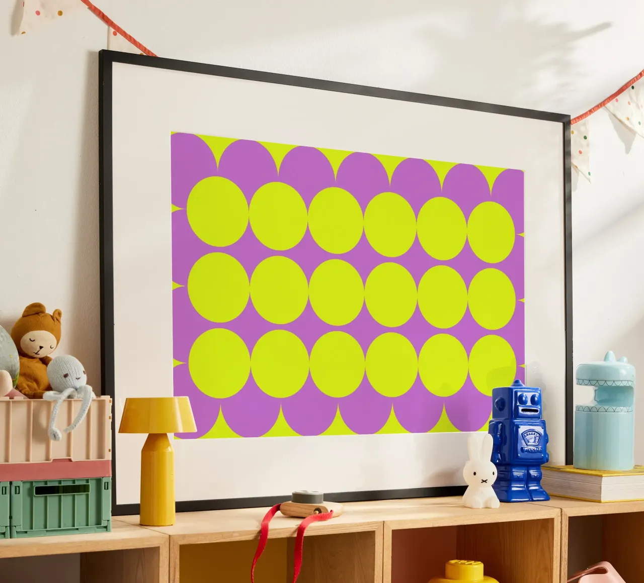 Circle Harmony Bold poster by Studio Fun Boy