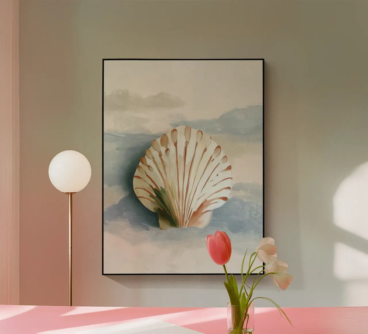 Seashell Still Life plexiglass da softsoul